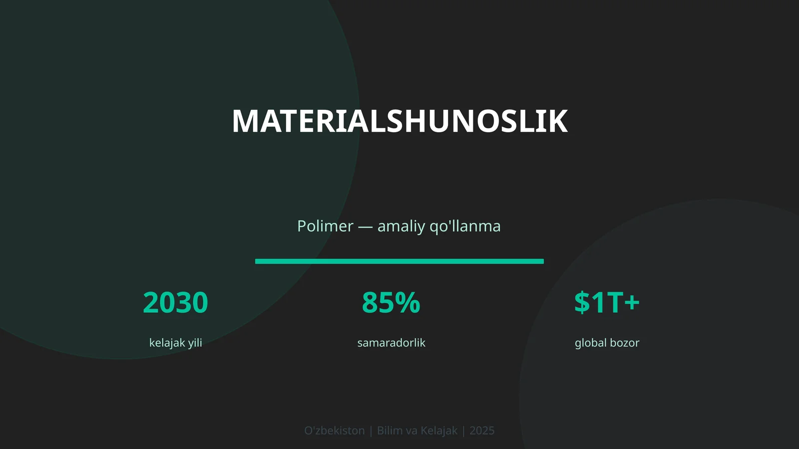 Polimer — amaliy qo'llanma