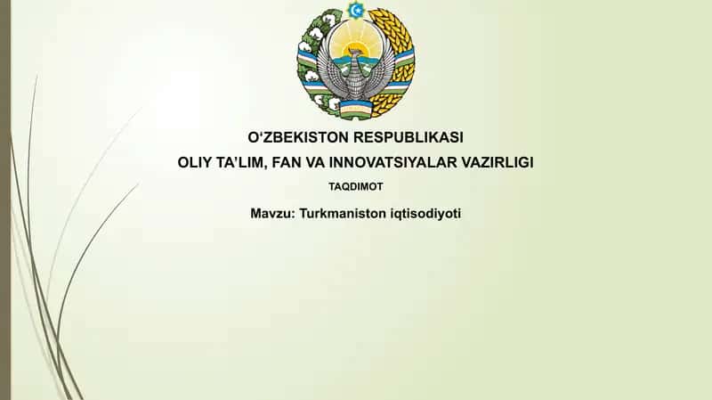 Turkmaniston iqtisodiyoti