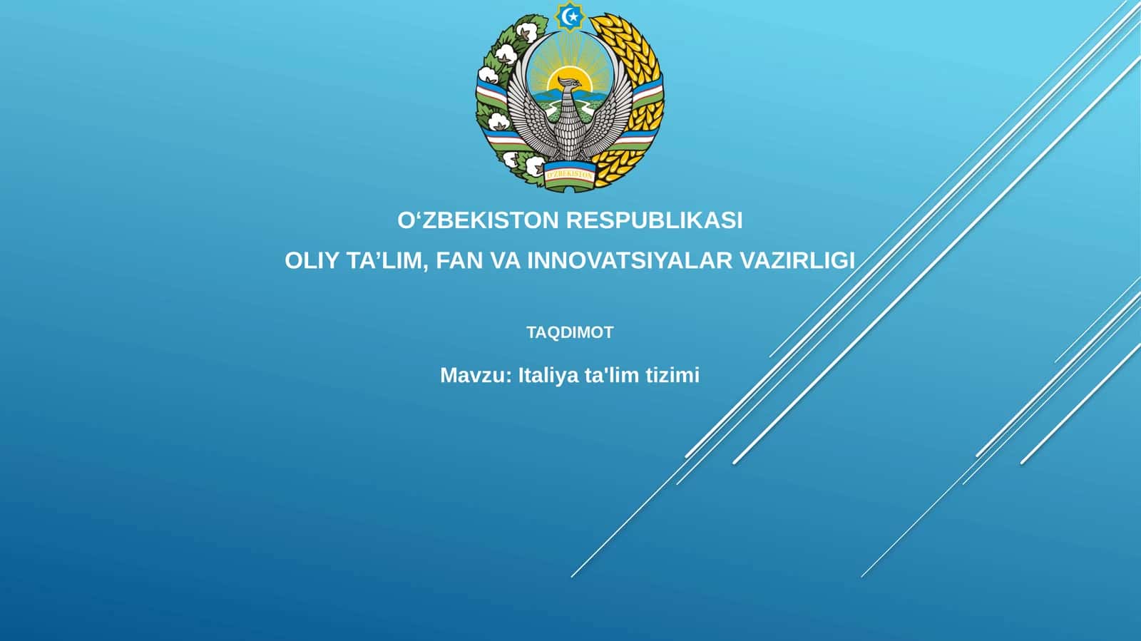 Italiya ta'lim tizimi