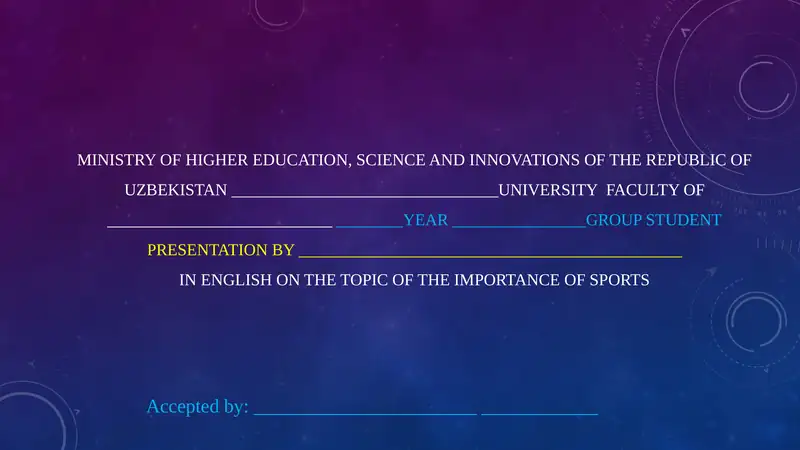 Importance of Sports