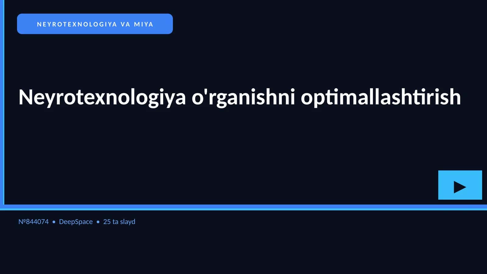 Neyrotexnologiya va miya