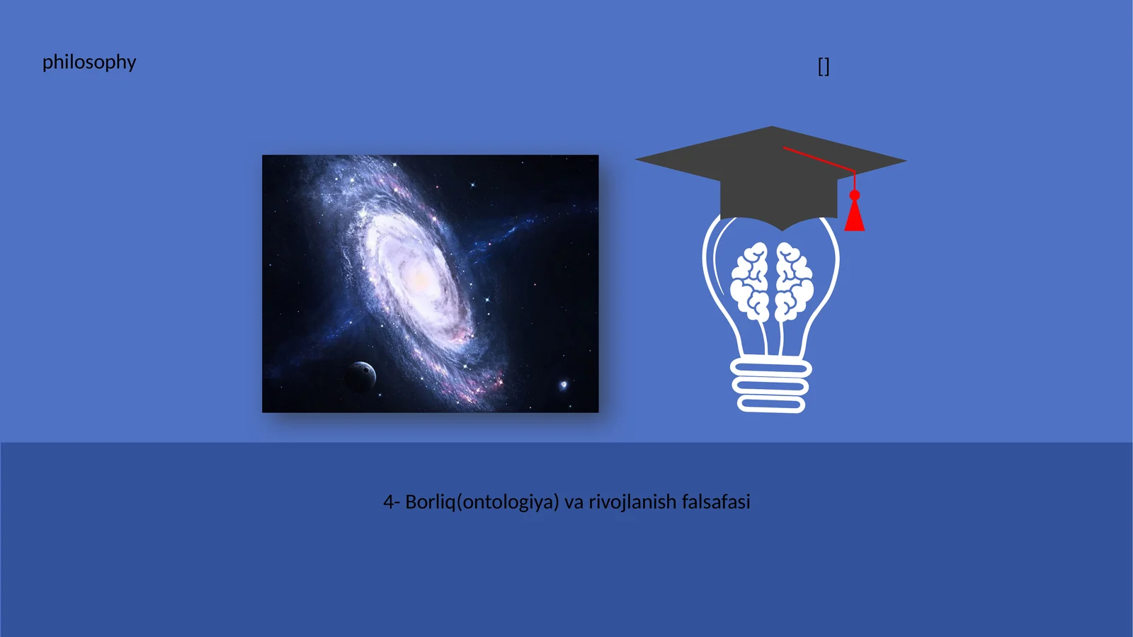 Borliq(ontologiya) va rivojlanish falsafasi