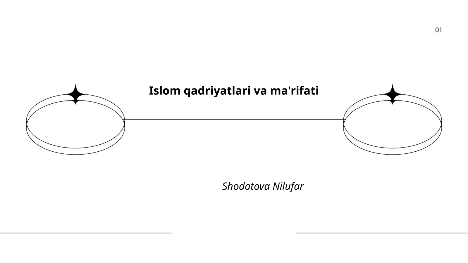 Islom qadriyatlari va ma'rifati