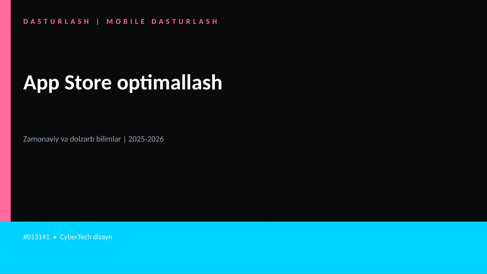 App Store optimallash