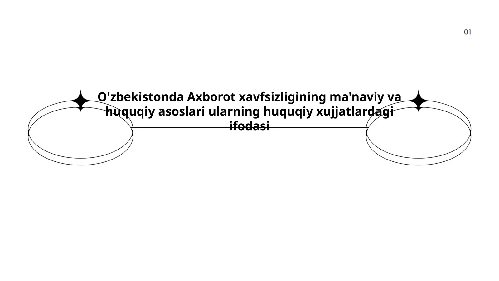 O'zbekistonda Axborot xavfsizligining ma'naviy va huquqiy asoslari
