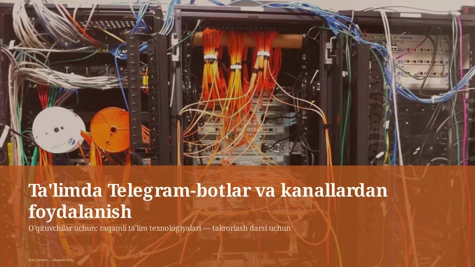 Ta'limda Telegram-botlar va kanallardan foydalanish