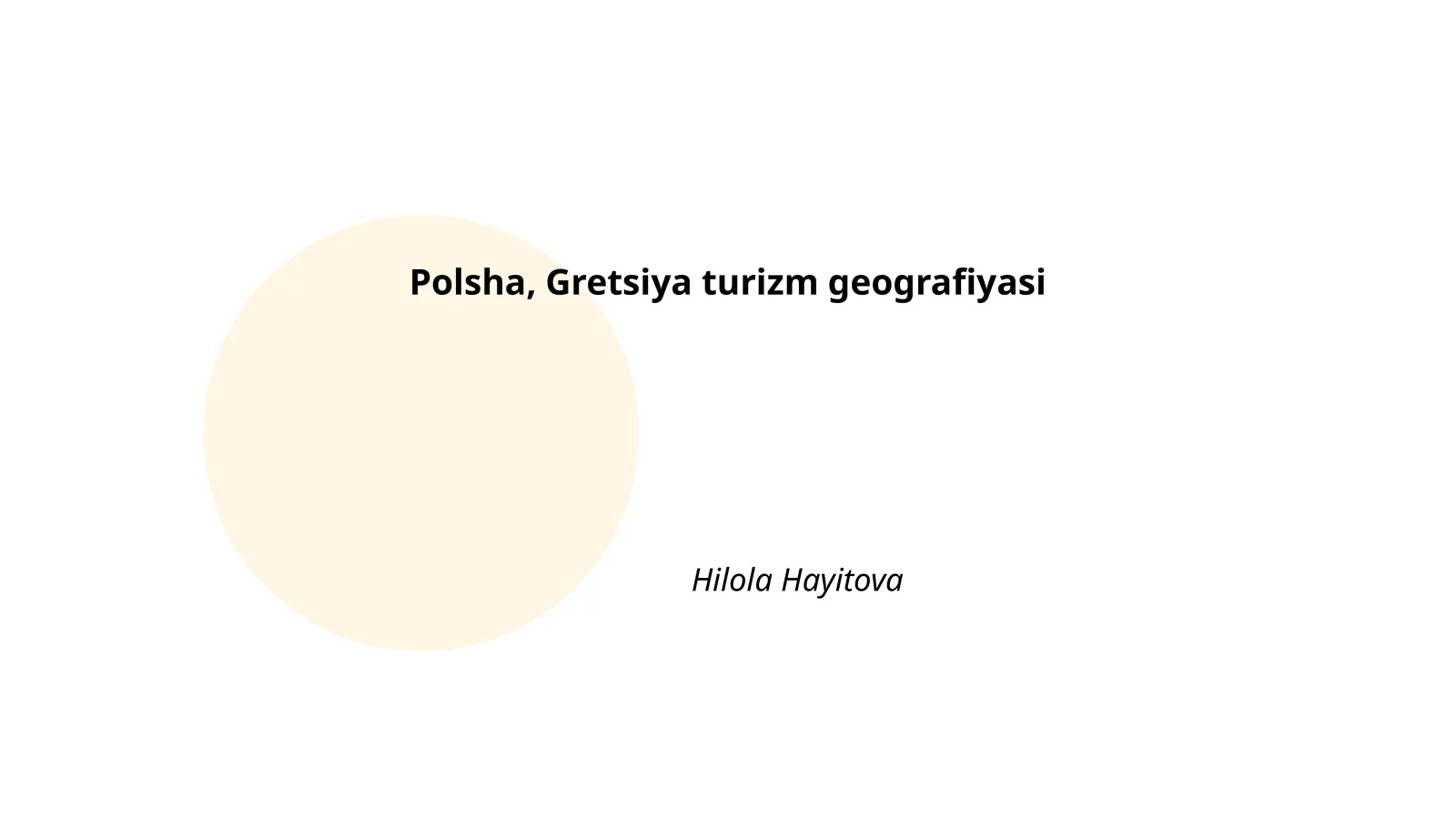 Polsha, Gretsiya turizm geografiyasi