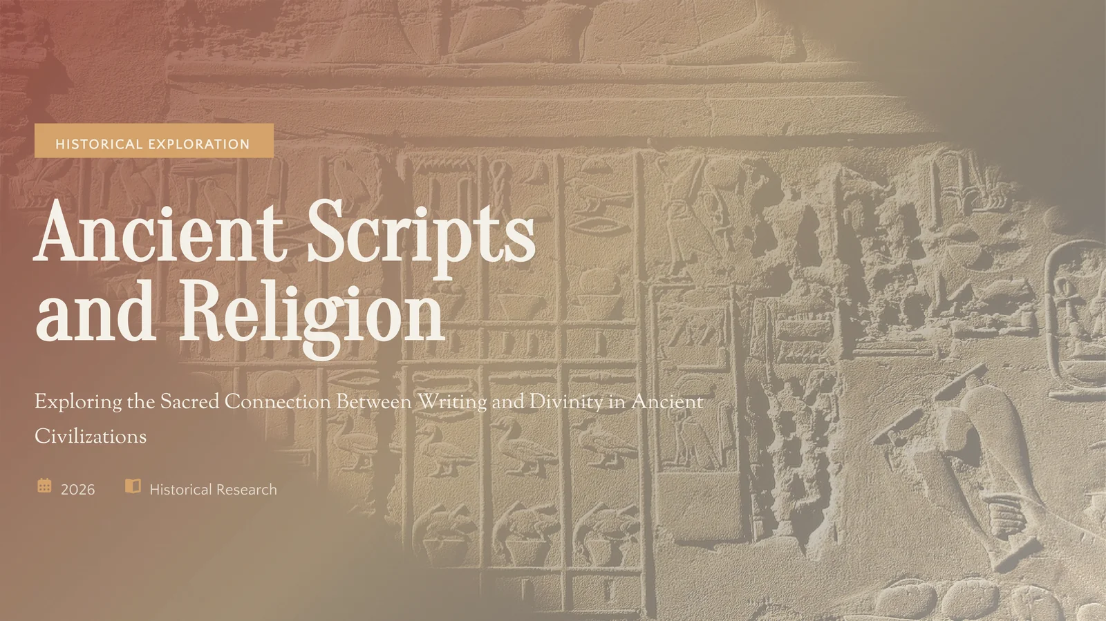 Ancient Scripts and Religion