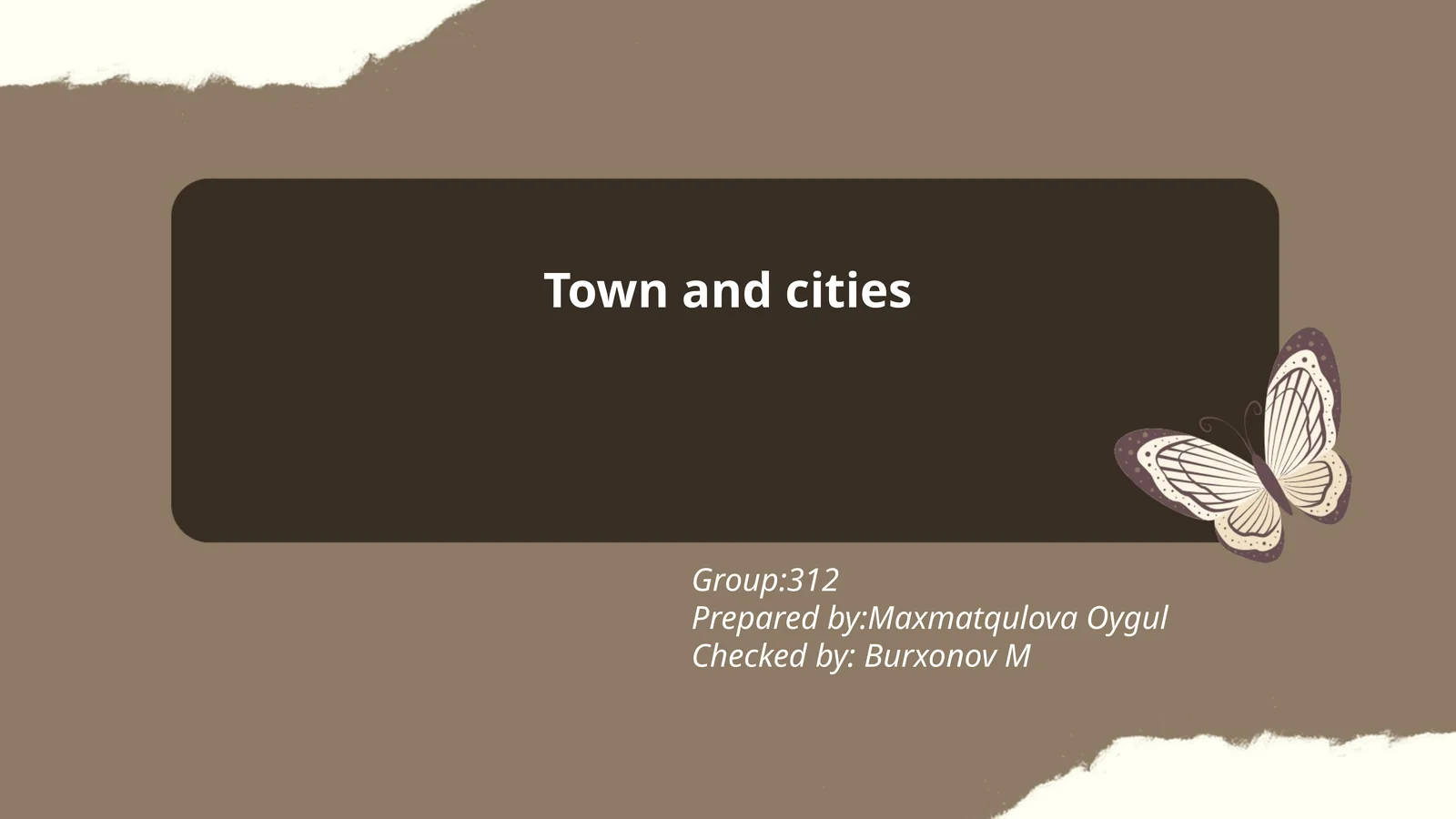 Urban Planning