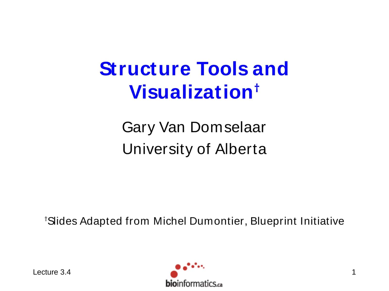 Structure Tools and Visualization