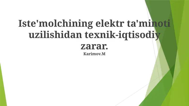 Iqtisodiy zararlar