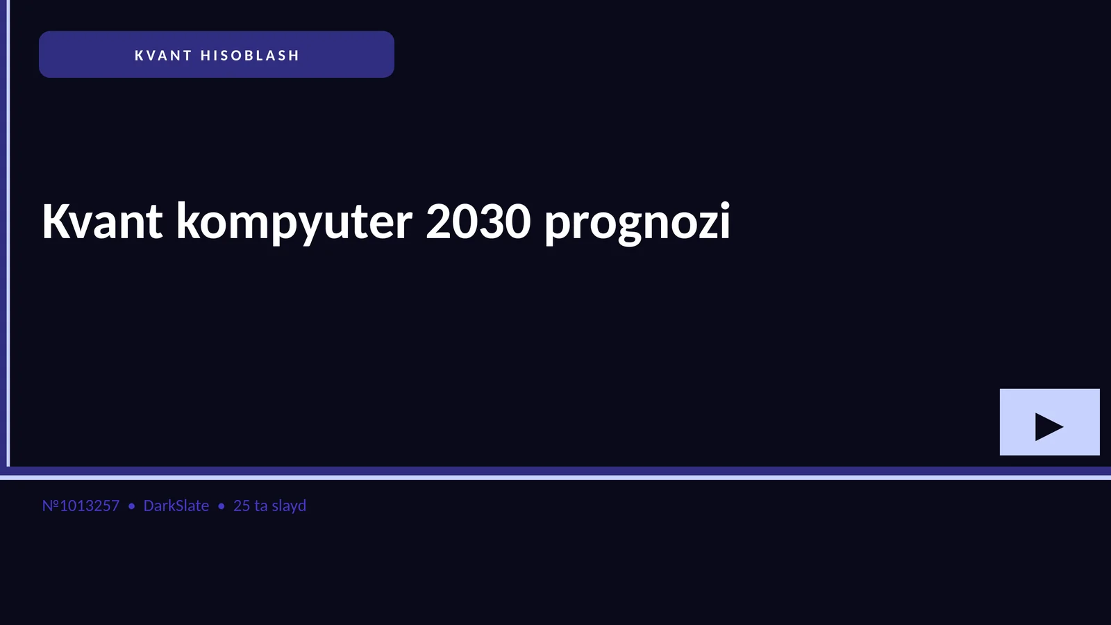 Kvant kompyuter 2030 prognozi