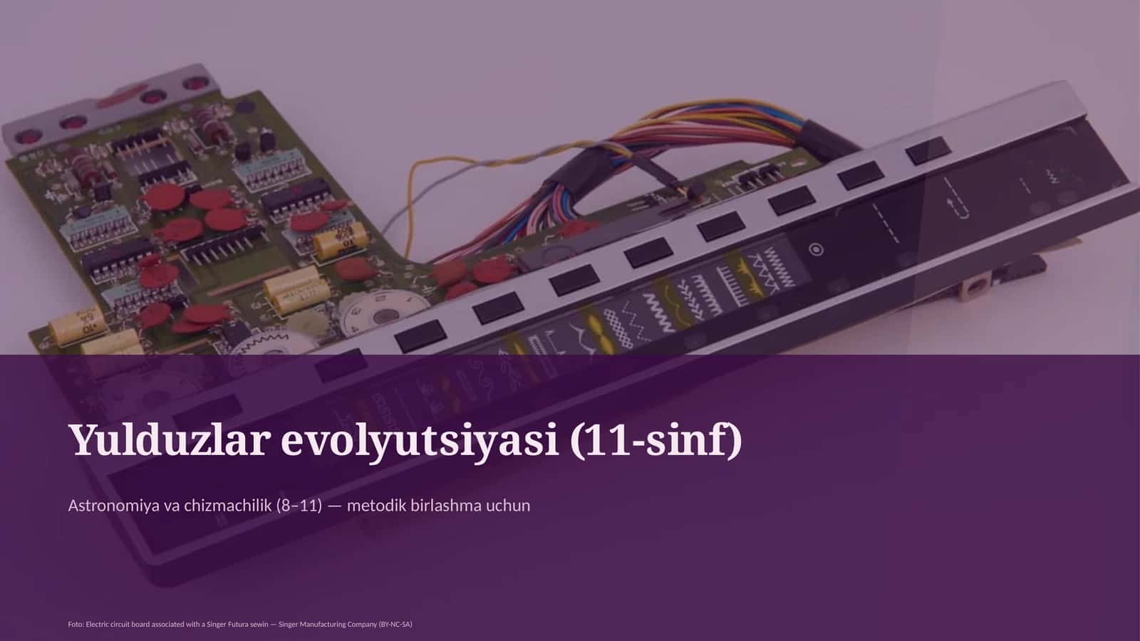 Yulduzlar evolyutsiyasi (11-sinf)