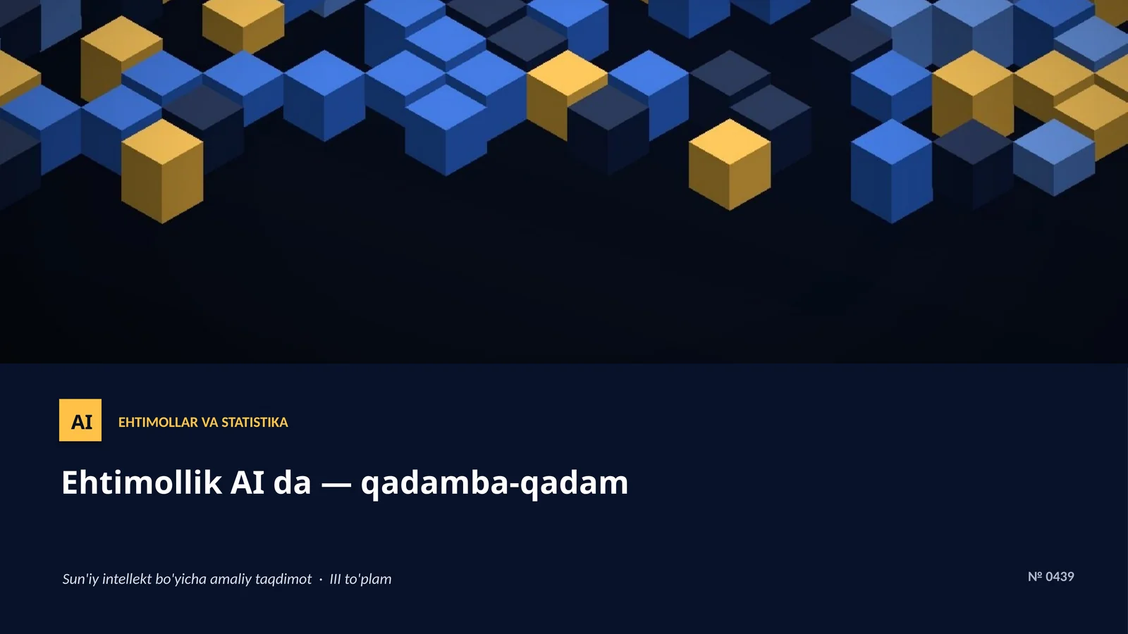 Ehtimollar va statistika AI