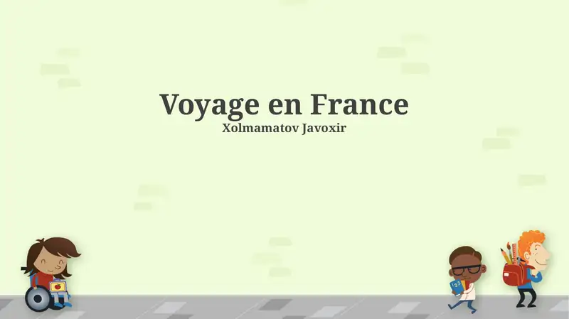 Voyage en France