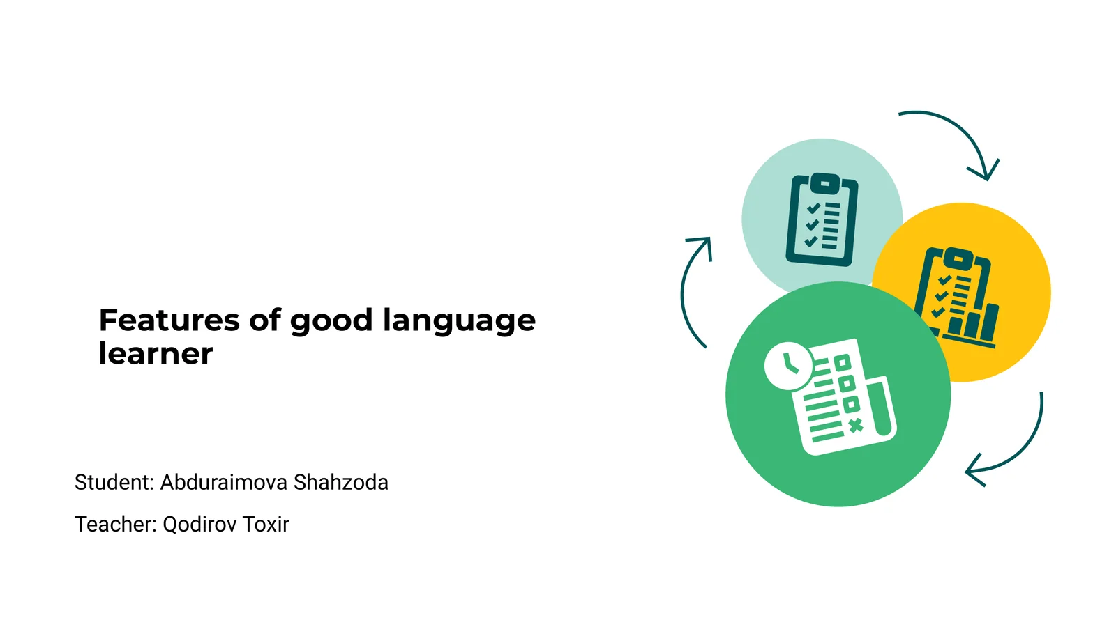 Features of good language learner