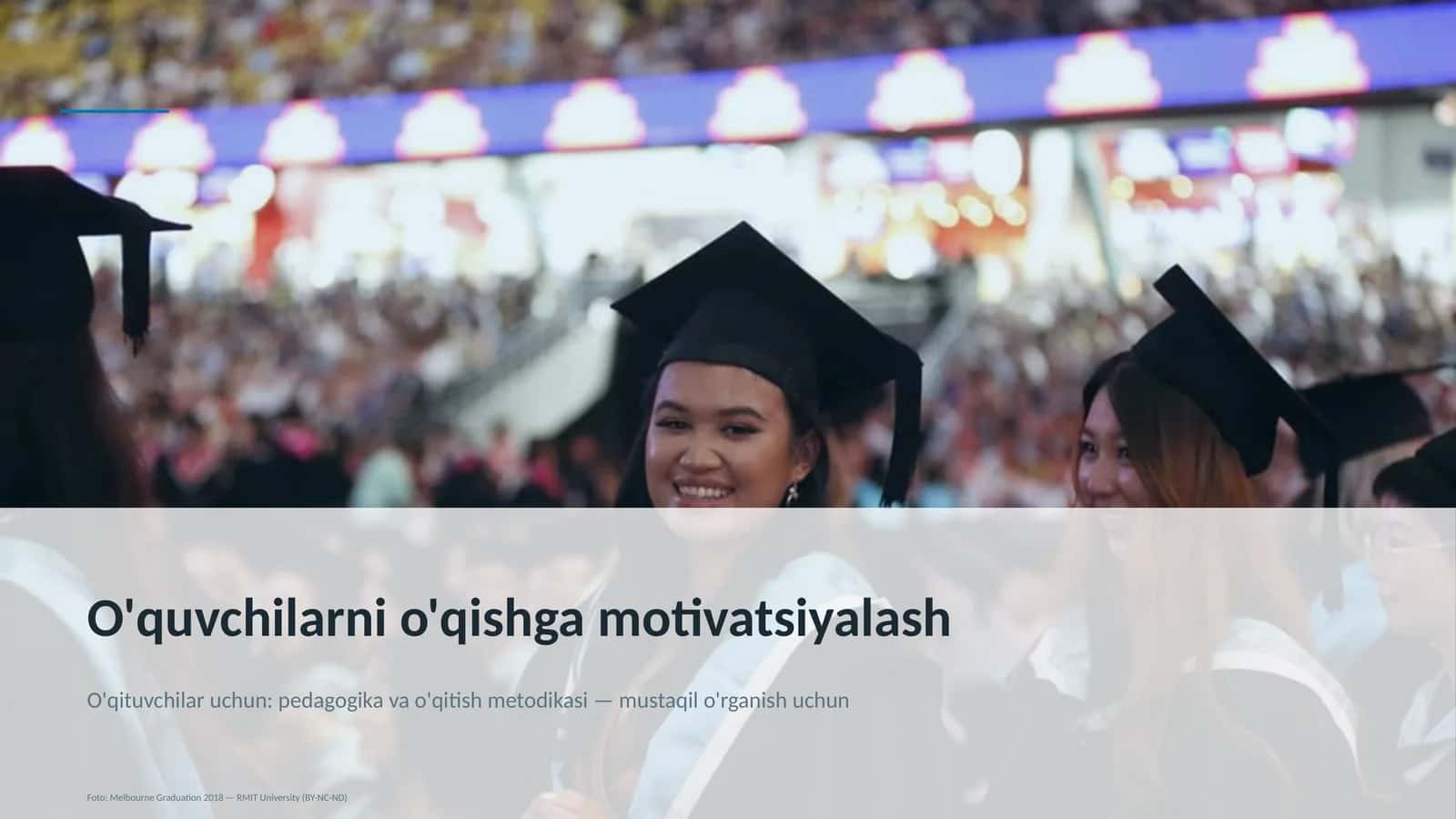 O'quvchilarni o'qishga motivatsiyalash
