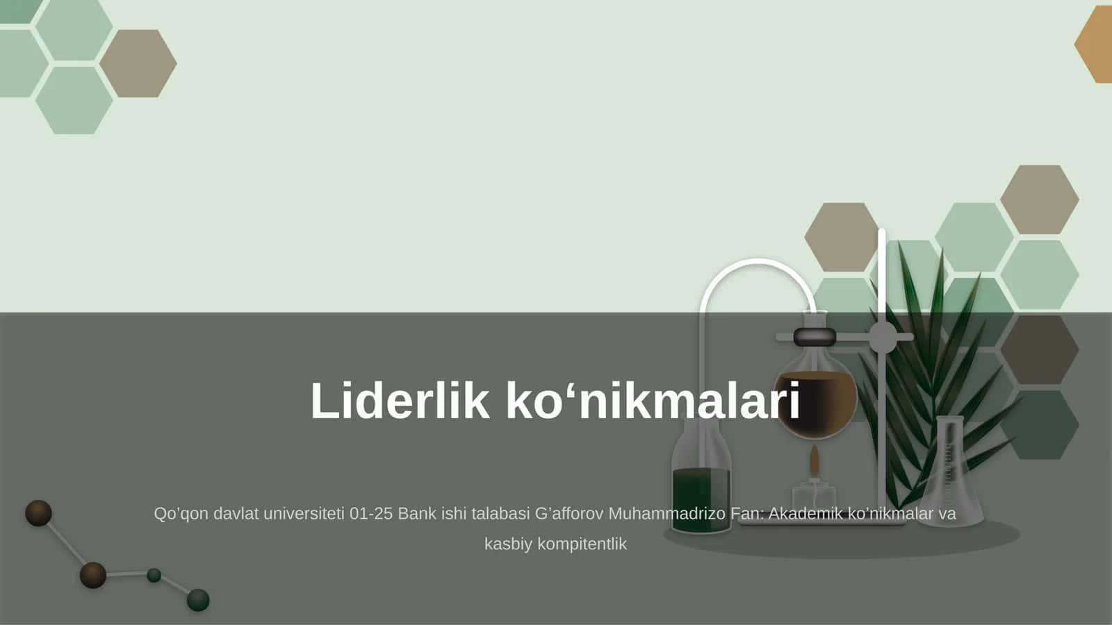 Liderlik ko‘nikmalari