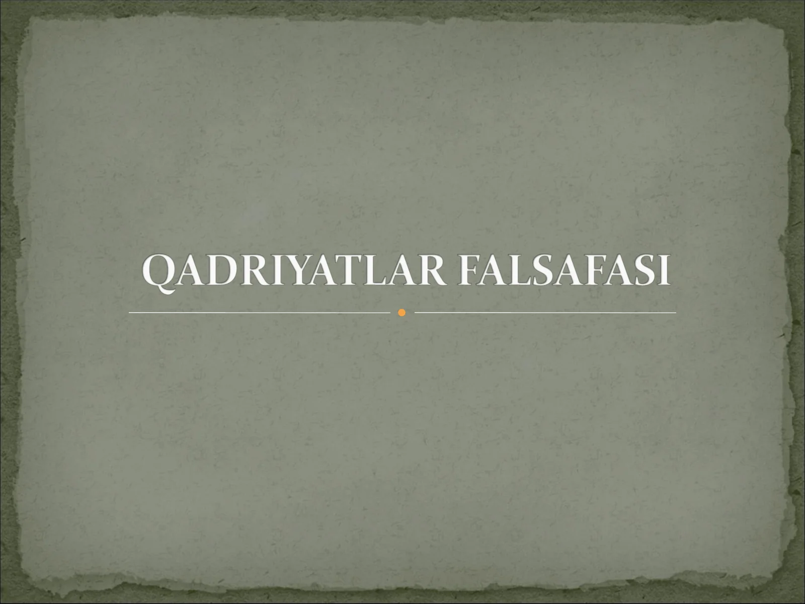 Qadriyatlar