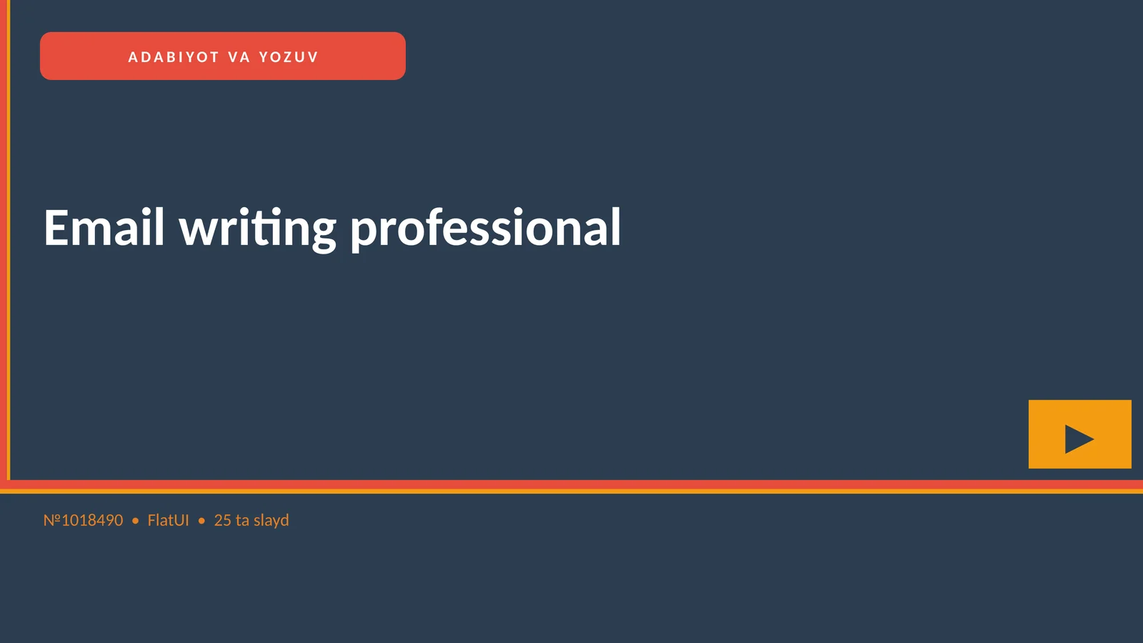 Email writing professional