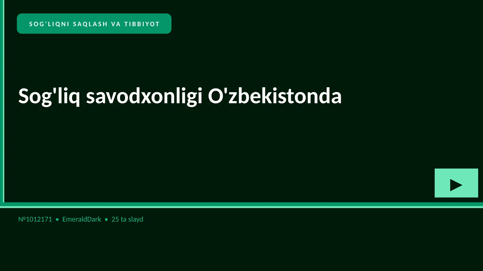 Sog'liq savodxonligi O'zbekistonda