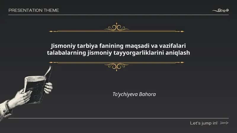 Jismoniy tarbiya fanining maqsadi va vazifalari