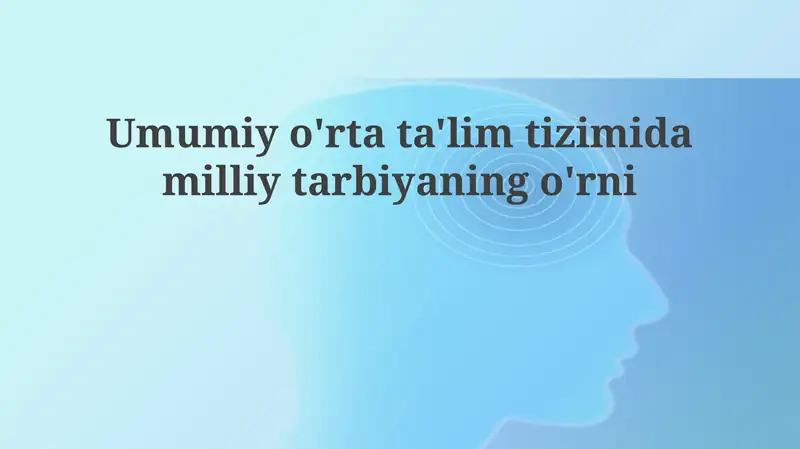 Milliy ta'lim