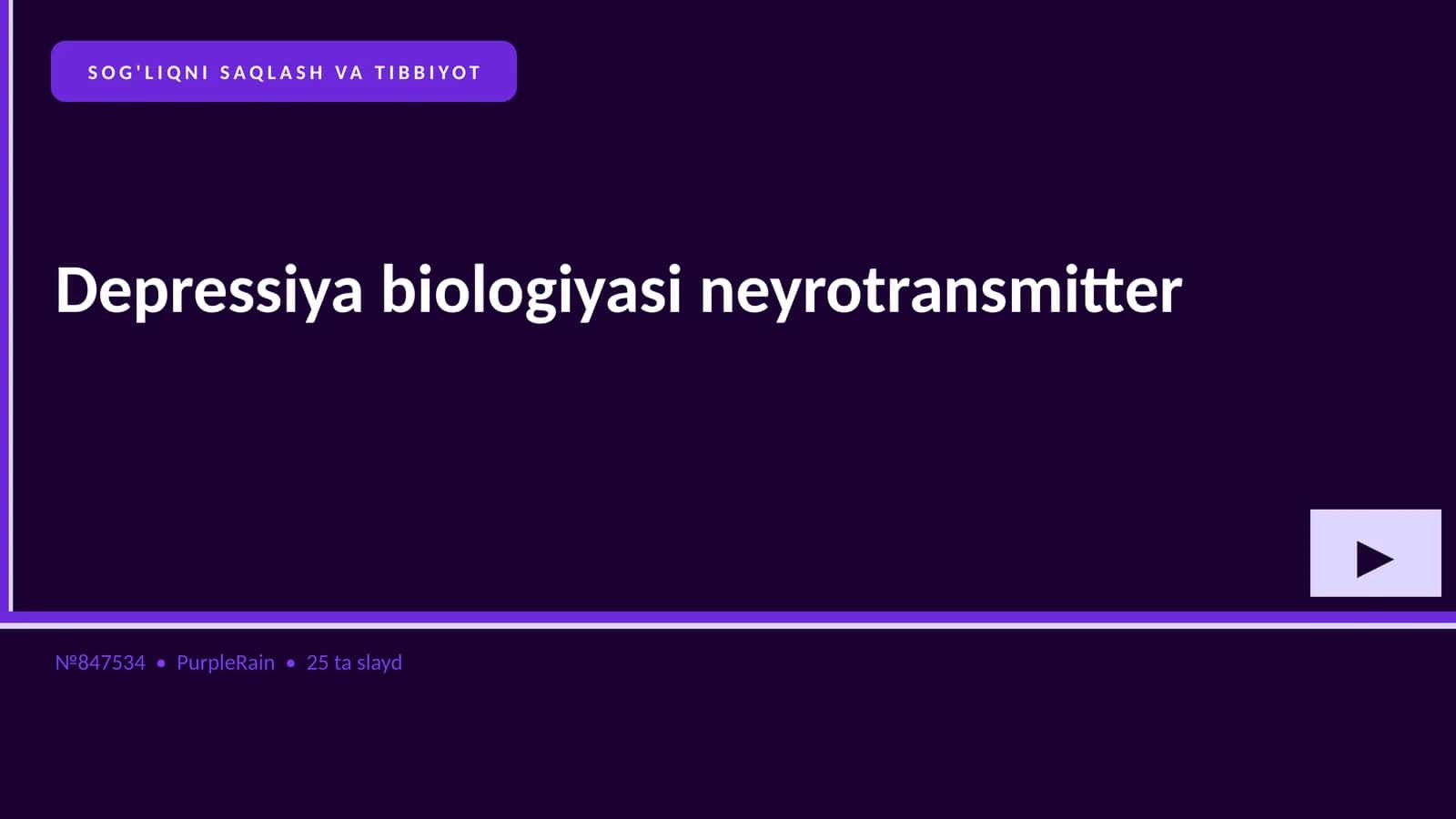 Depressiya biologiyasi neyrotransmitter