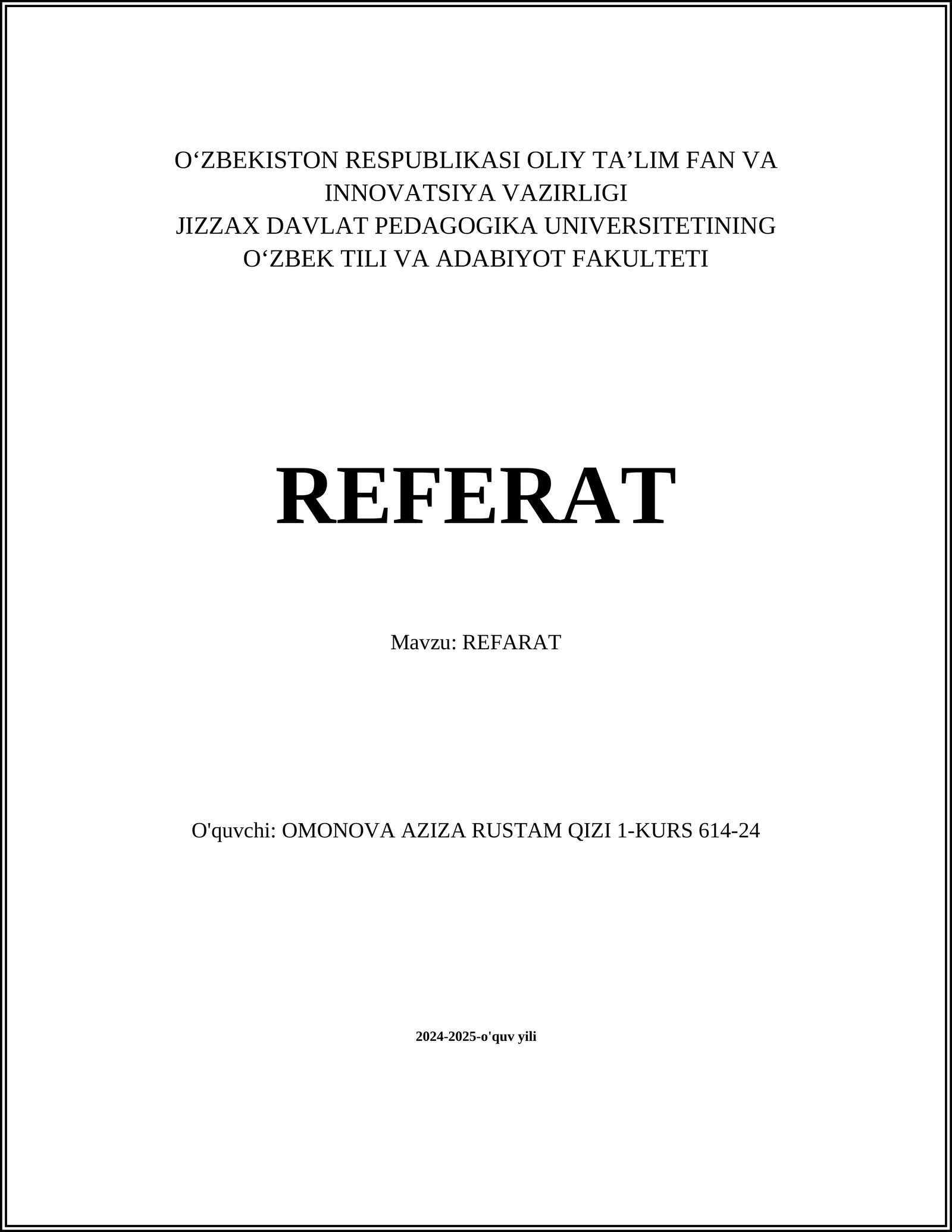 REFERAT