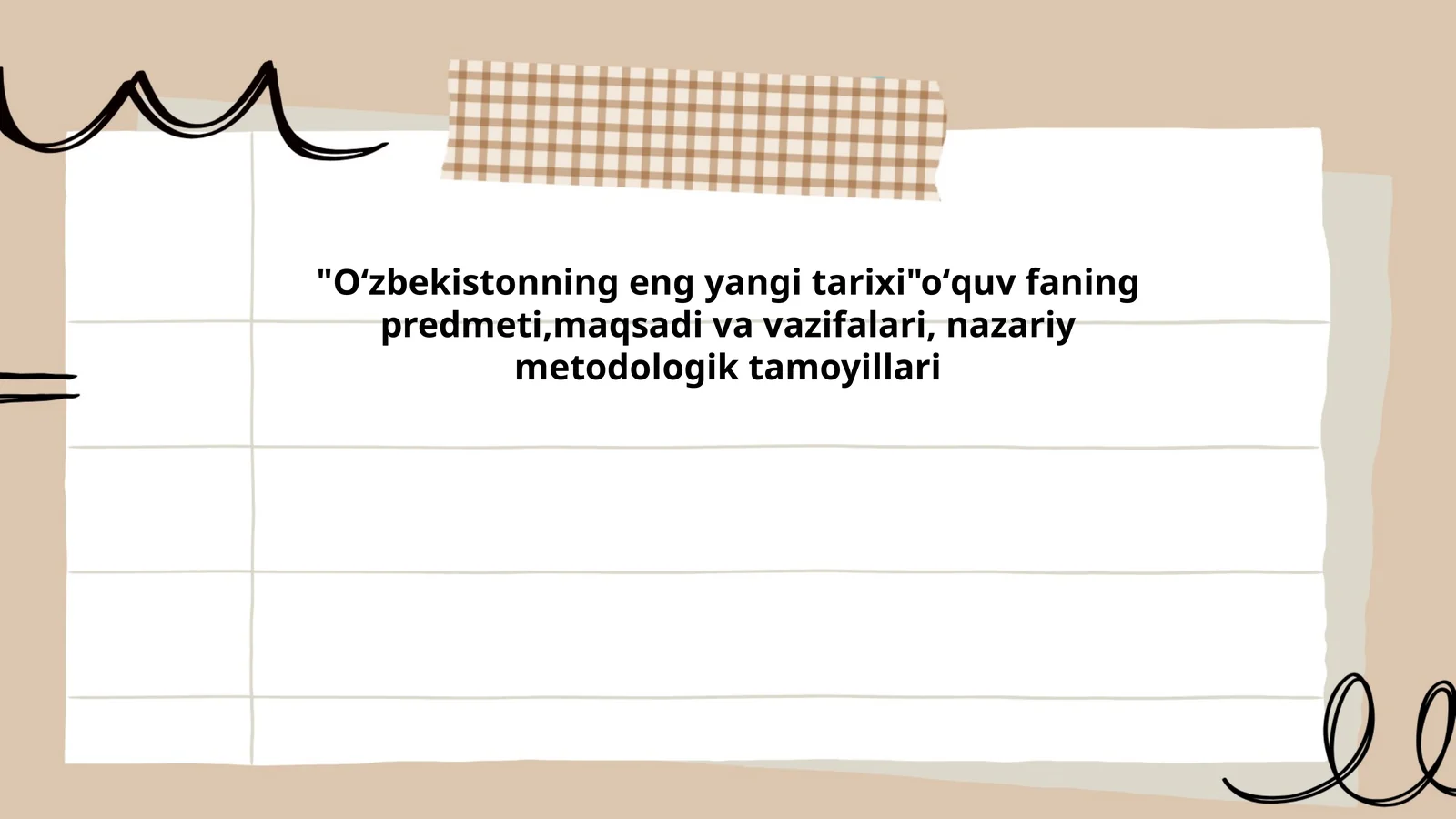 O'zbekistonning eng yangi tarixi