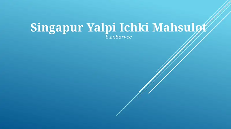 Singapur Yalpi Ichki Mahsulot