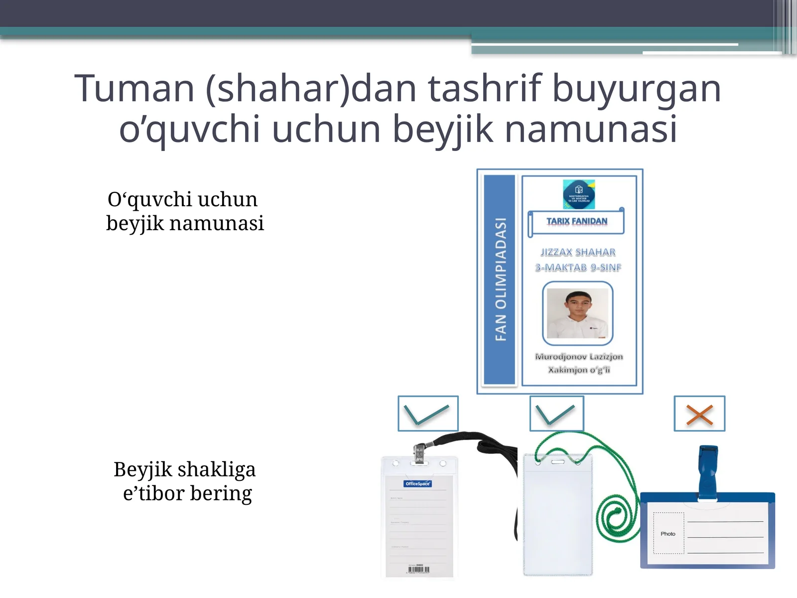 Beyjik namunasi