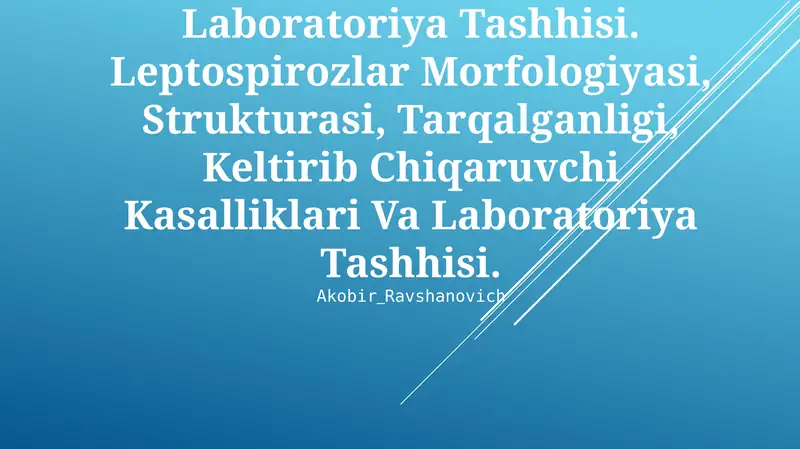 Gemorragik Isitma Qo‘Zg‘Atuvchilari, Patogenezi, Laboratoriya Tashhisi