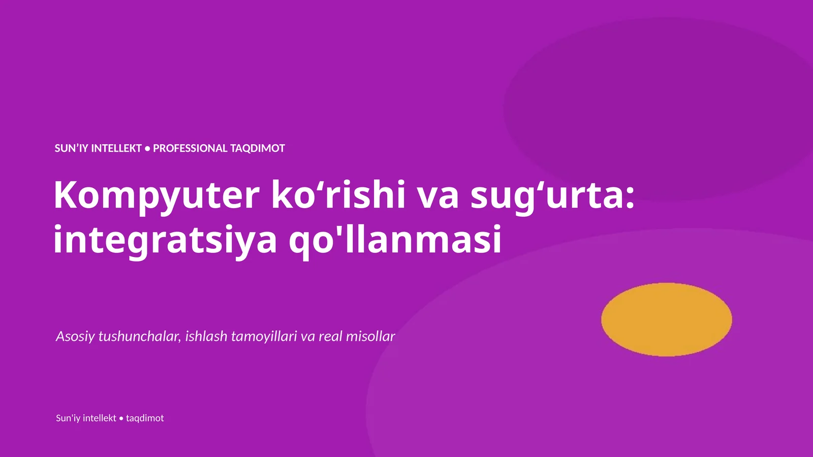 Kompyuter koʻrishi va sugʻurta: integratsiya qo'llanmasi