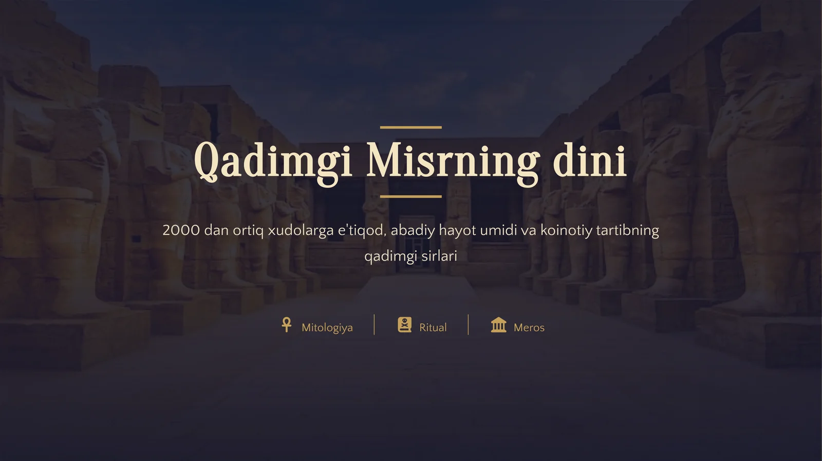 Qadimgi Misrning dini