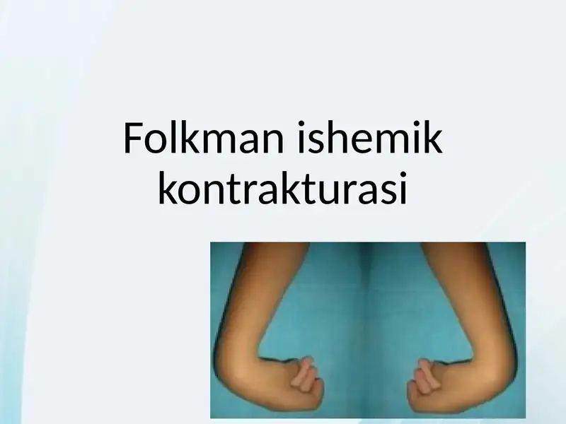 Folkman ishemik kontrakturasi