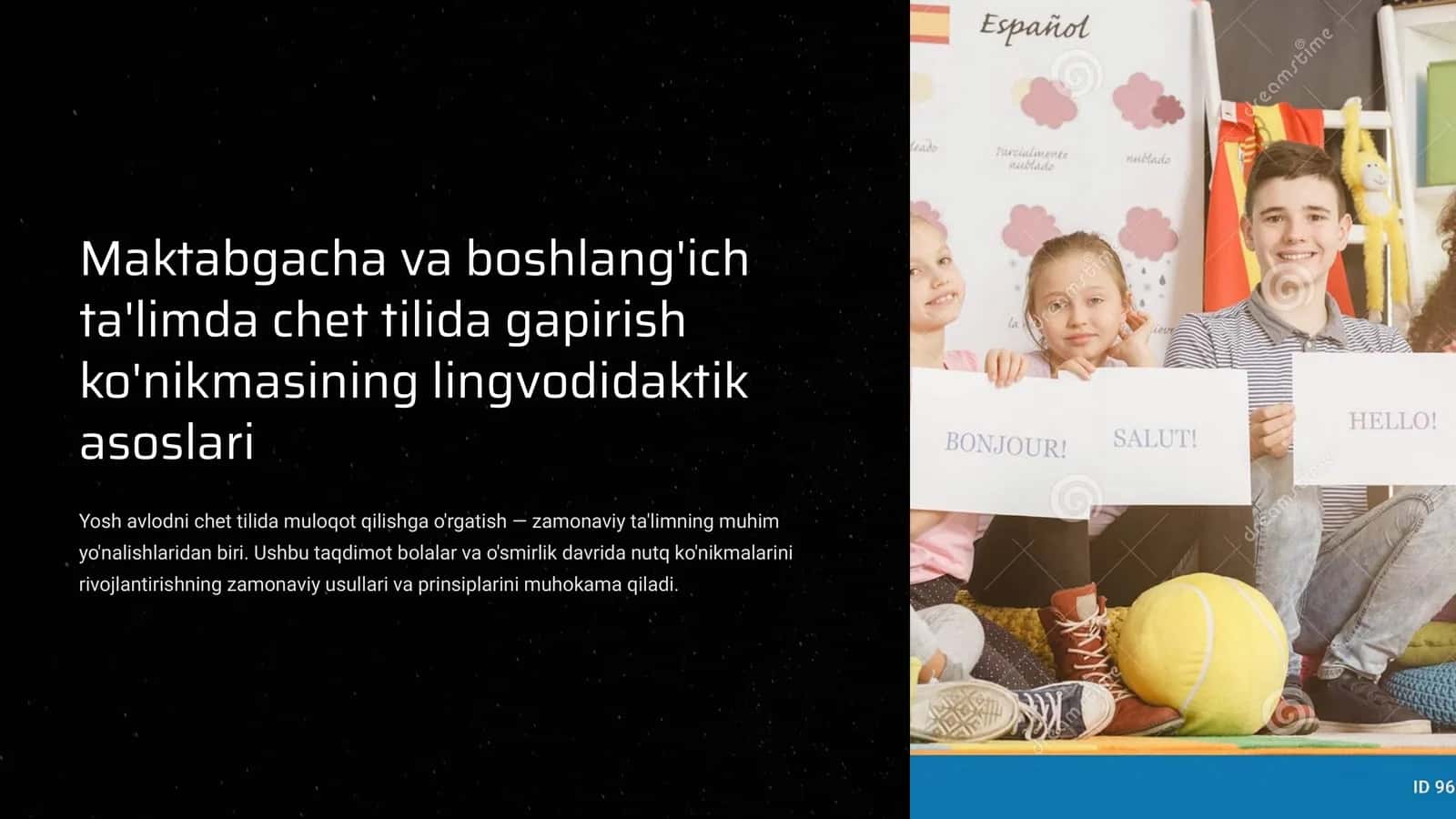 Chet tilida gapirish ko'nikmasining lingvodidaktik asoslari