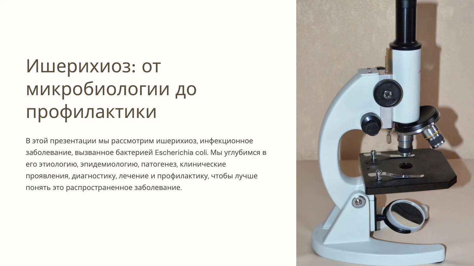 Ишерихиоз: от микробиологии до профилактики