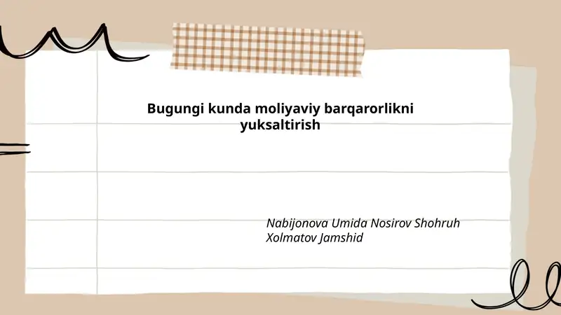Markaziy bank siyosatlari va moliyaviy barqarorlik