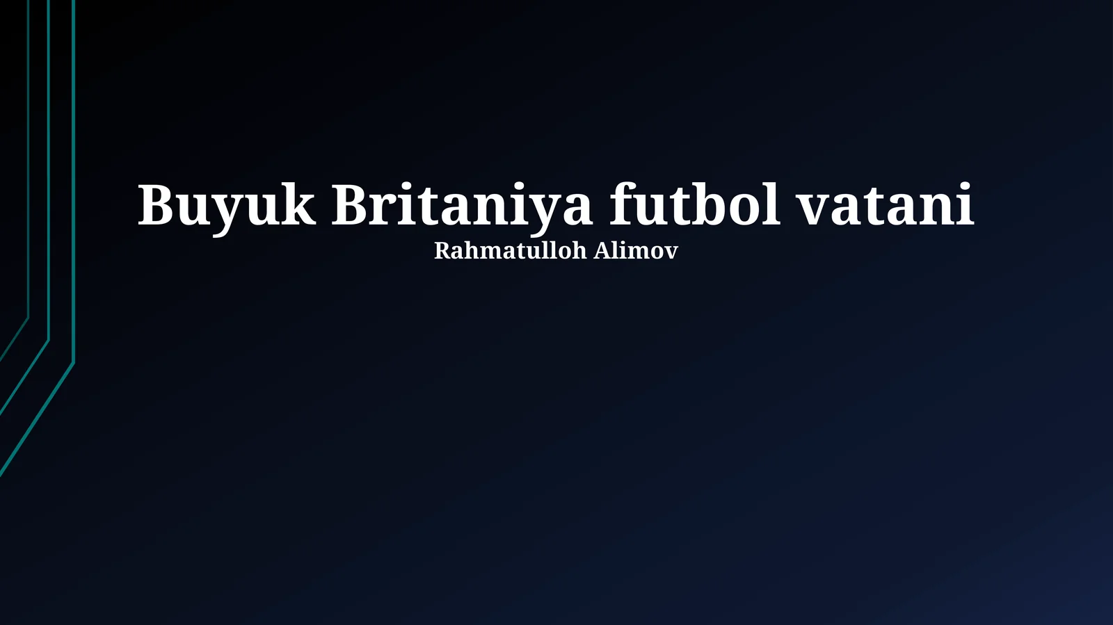 Buyuk Britaniya futbol vatani