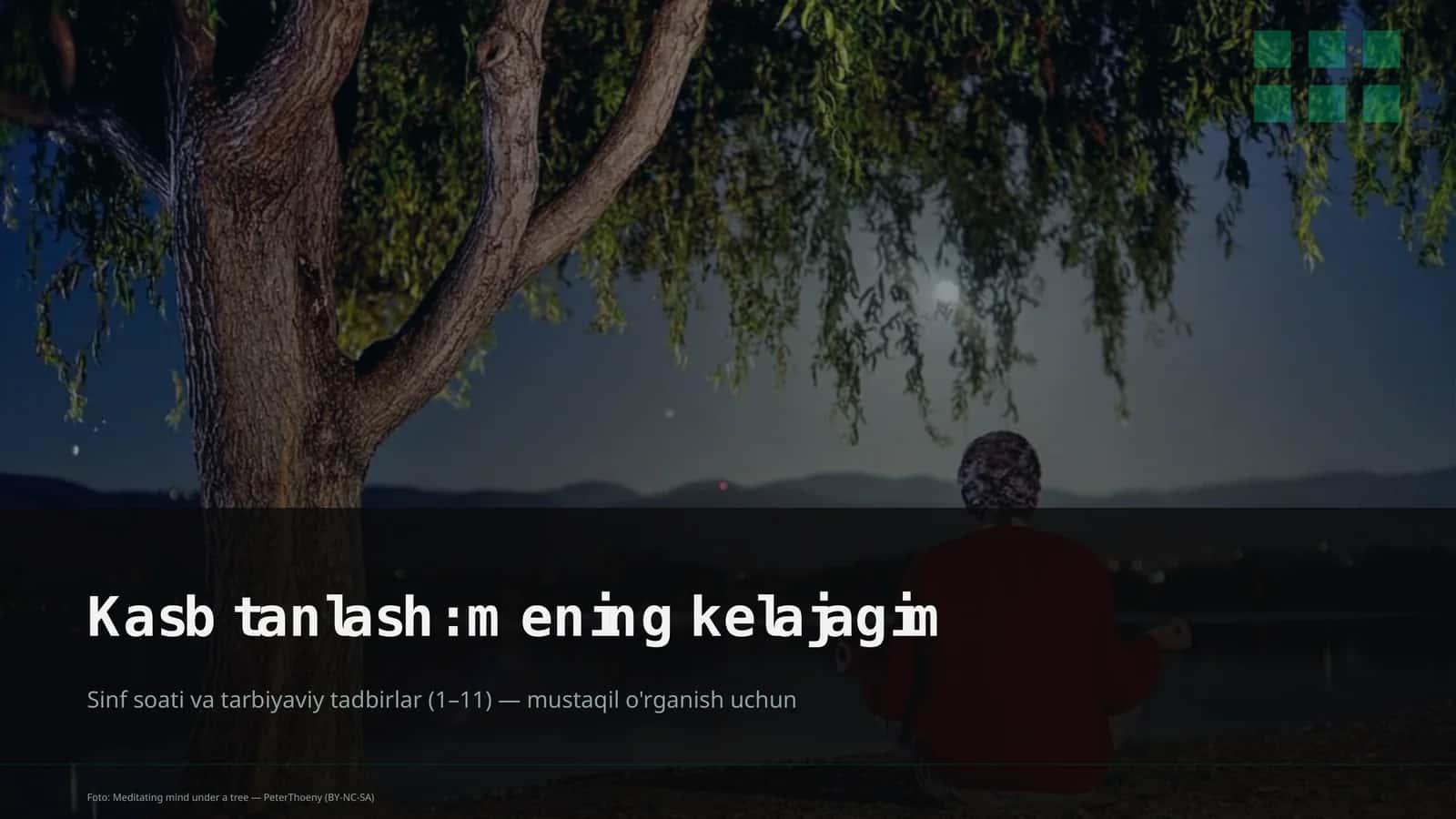 Kasb tanlash: mening kelajagim
