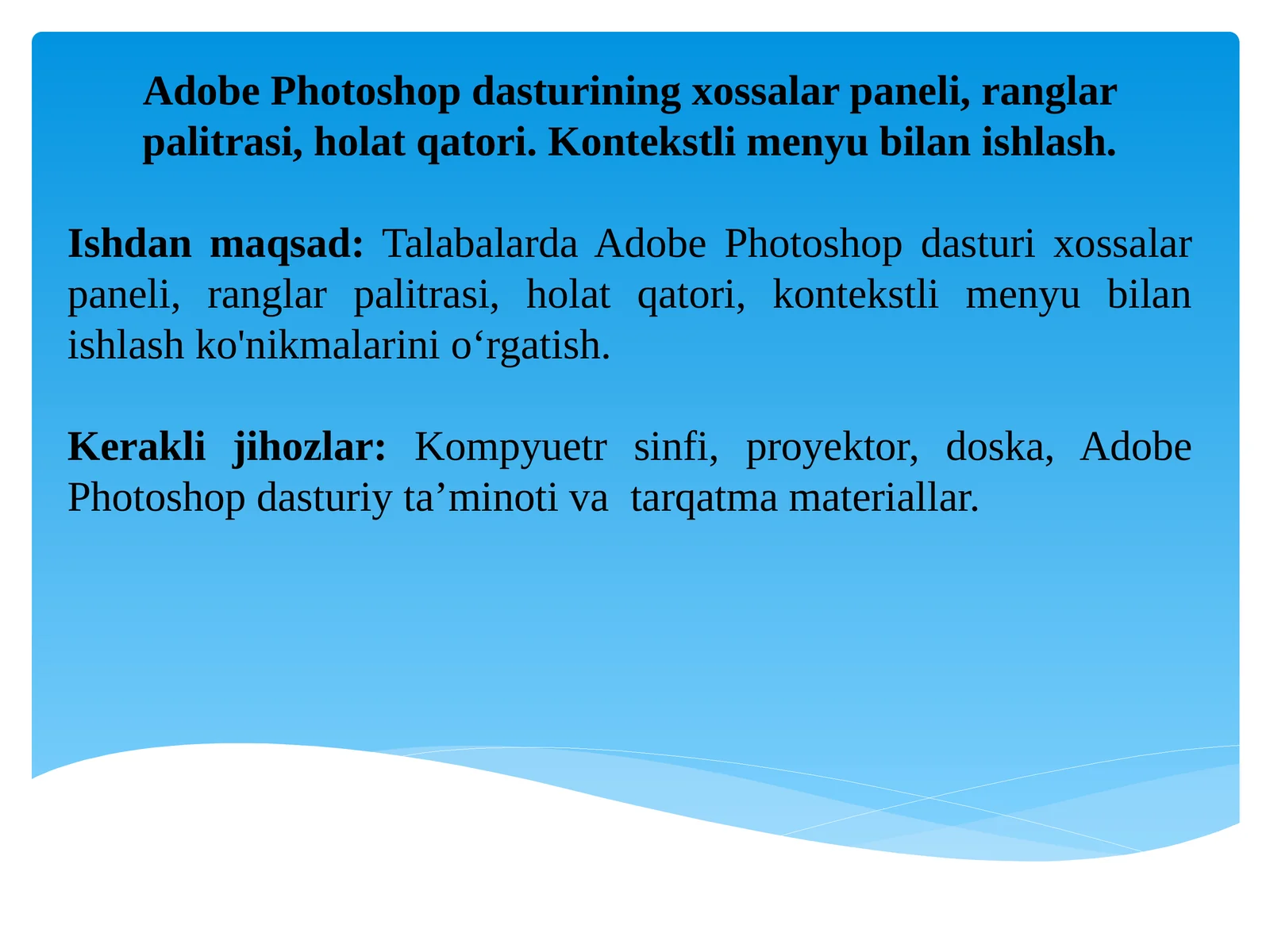 Adobe Photoshop dasturi