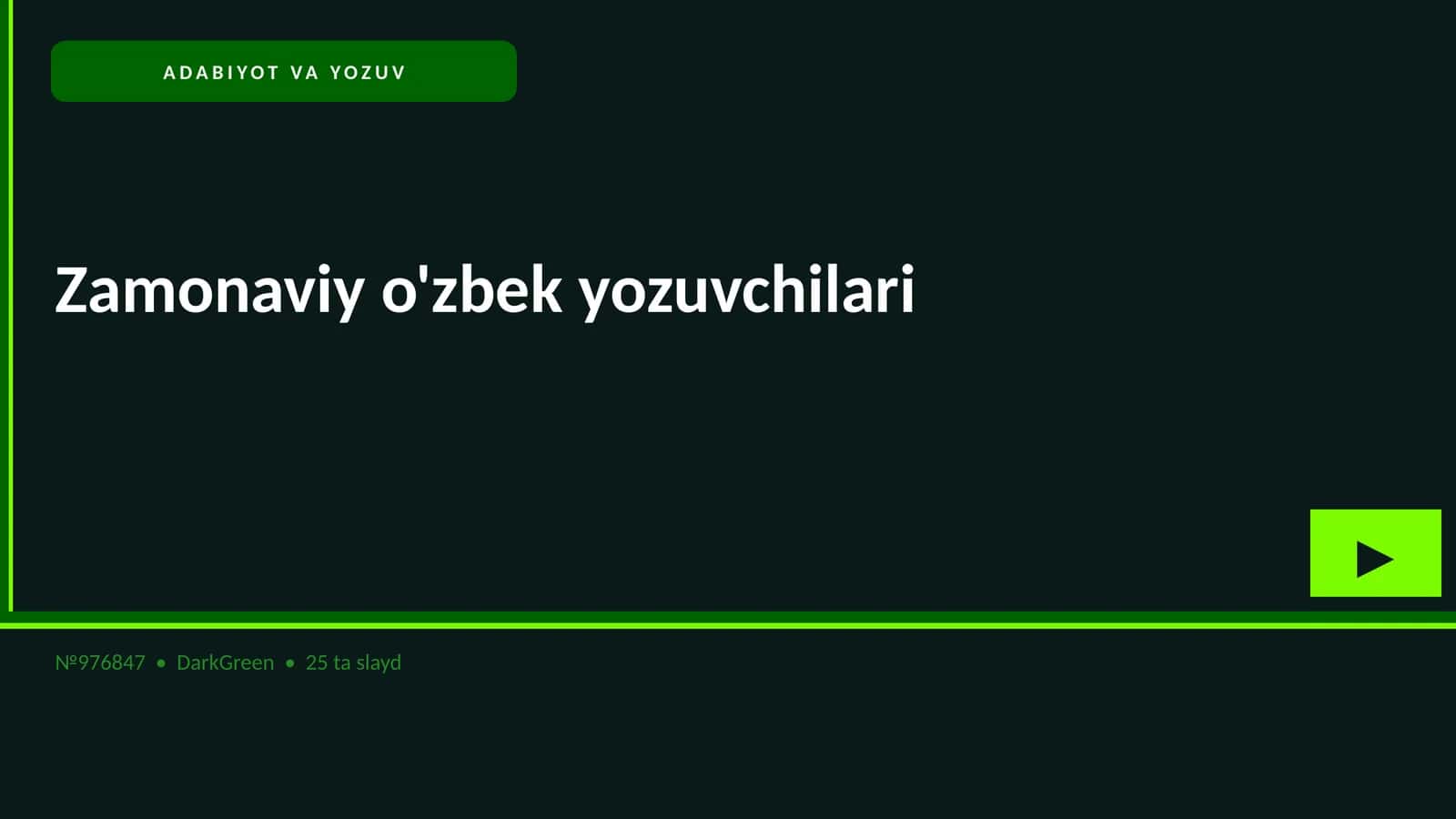 Zamonaviy o'zbek yozuvchilari