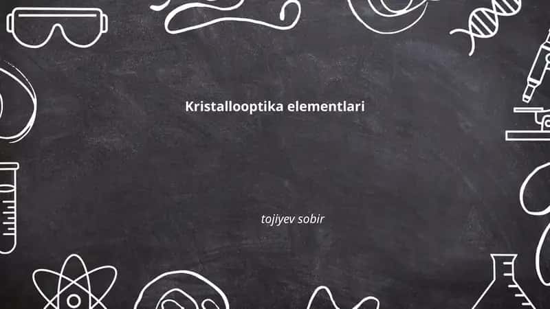 Kristallooptika elementlari