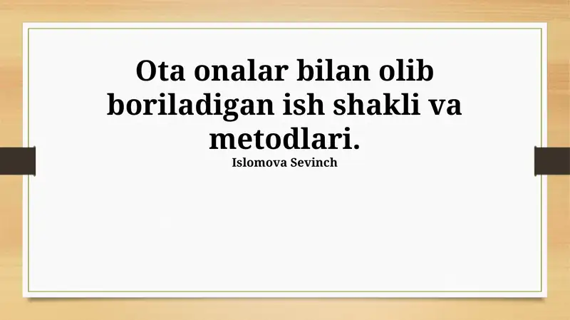 Tibbiy xizmatlarni tashkil etish