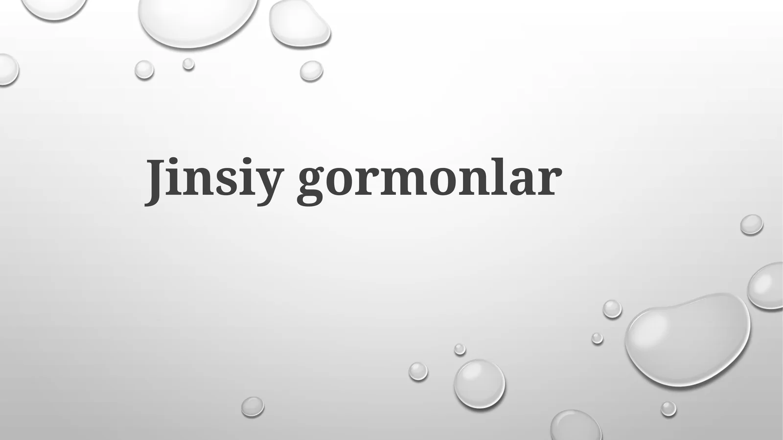 Jinsiy gormonlar