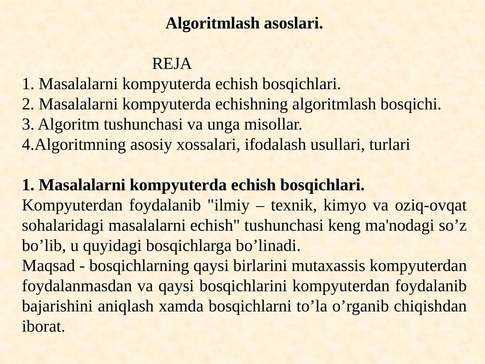 Algoritmlashasoslari