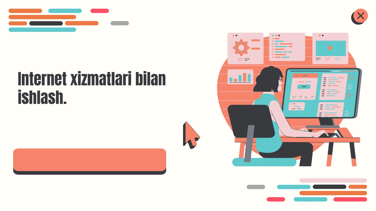 Internet xizmatlari bilan ishlash