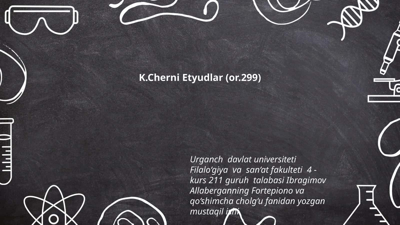 K.Cherni Etyudlar (or. 299)