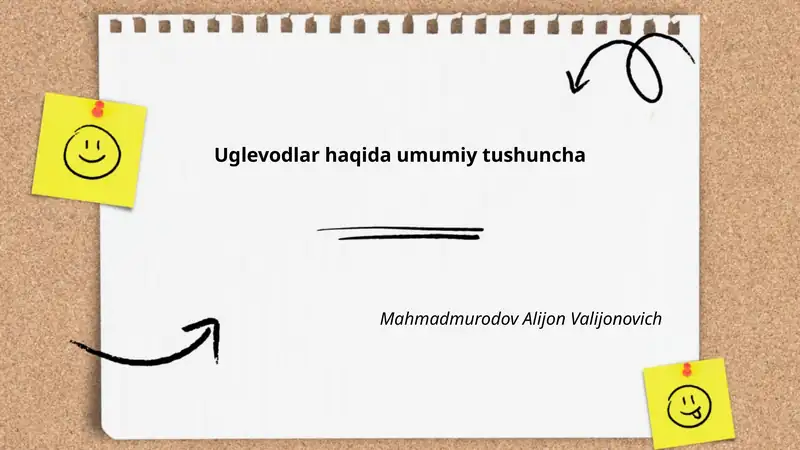 Uglevodlar haqida umumiy tushuncha